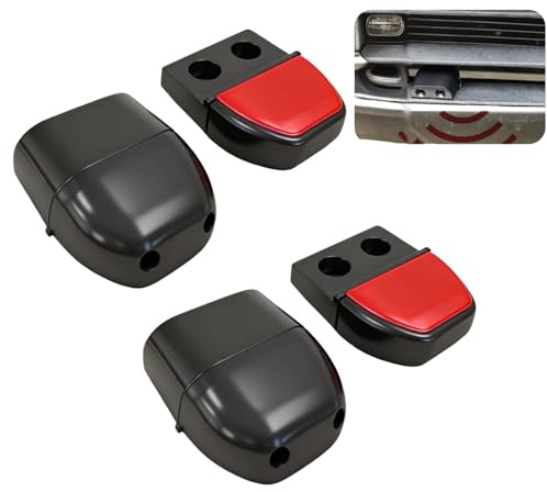 4 Piezas Alerta de Silbatos de Ciervo, Alarma de Advertencia de Animales Ultrasónica, Adecuado para Coches, Camiones y Motocicletas, Prevención de Colisiones con Fauna en Carretera, Color Negro