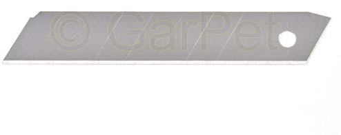 Cuttermesser 18 mm Ersatz Klingen Abbrechklingen für Cutter Teppich Messer 100 St.