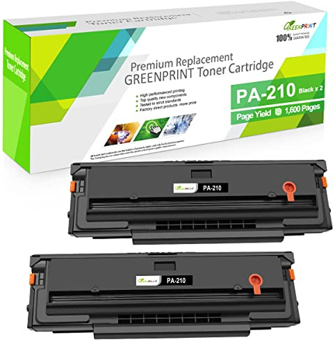 GREENPRINT Kompatible Tonerpatrone PA-210 PA210 PA 210 1600 Seiten 2 Schwarz für P2500W P2502W P2508W M6500NW M6500N M6500W M6550NW M6552NW M6558NW M6600N M6600NW M6602NW M6608NW