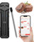Vicalo 150m Range Smart Wireless Meat Thermometer for Grill BBQ, Dual Sensors Cooking Thermometer with Bluetooth WiFi Digital Connectivity, Food Thermometer with Countdown Alert System,IP67 Waterproof