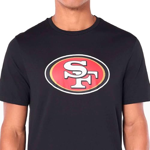 New Era San Francisco 49ers NFL Team Logo Schwarz T-Shirt - L