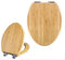 FCS Bathroom Wc-Sitz mit Absenkautomatik Antibakterieller Premium Bambus Toilettendeckel Easy clean Einfache Montage (Size : Elongated)
