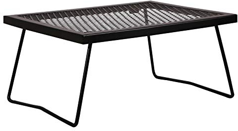 REDCAMP Folding Campfire Grill Heavy Duty Steel Grate, Portable Camp Fire Cooking Racks for Over Fire Pit