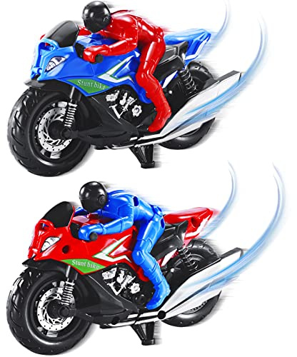 Vioziot Toy Figure Motorcycles - Fun Motorcycle Toys for Kids 3-8 Toddler to Kids Ages 1-8 Hot Wheels Diecast Motorcycle Collection