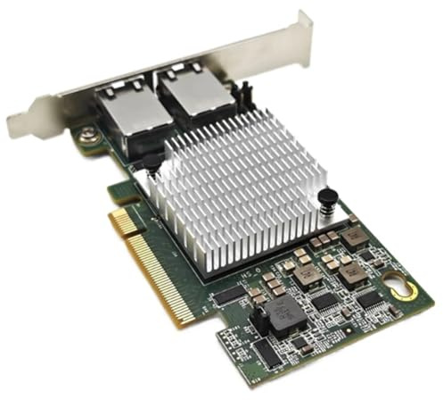 FVZWKHD 10G Double Port Ethernet Card 10G X540-T2 PCIE-X8 Nework Extend Adapter Spare Parts Accessories