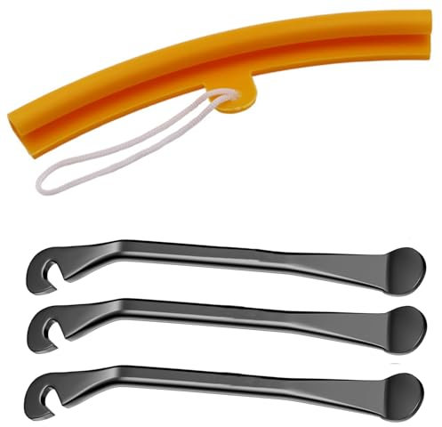 3 Stk Fahrrad Werkzeug für Einfacheren Reifenwechsel, Metall Reifenheber,Fahrrad Schlauch Beste Reifenwechsel Werkzeug,Reifenheber Fahrradreifenhebel,für Fahrradreparatur Reitwartungswerkzeuge Eisen