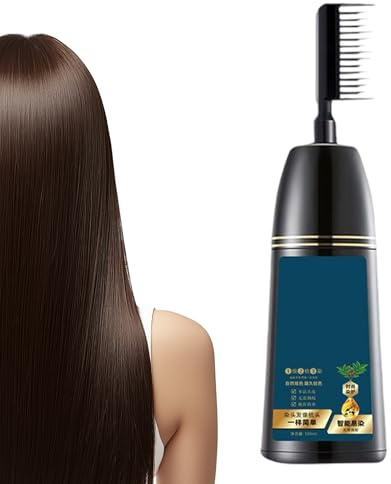 Tinte para el cabello para mujeres, 2 en 1, color de cabello nutritivo y acondicionador con peine, crema sin manchas para hija, adolescentes, amigos, familia, deportistas, abuela, etc