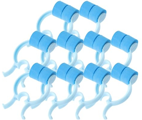 ZUNOXAZ Écarteur Nez, Pince-nez Pratique pour Entraînement la Respiration Pulmonaire, 16 Pièces, Compact, en Pom et Eva, pour Voyage et Extérieur