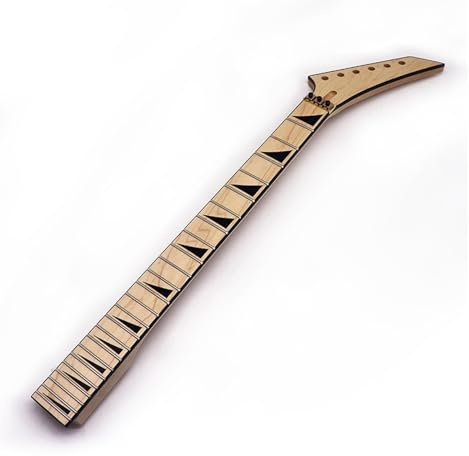 Mástil de guitarra DIY Mástil de guitarra eléctrica de 6 cuerdas y 24 trastes accesorios profesionales para bricolaje