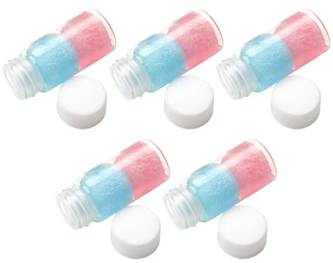 Amosfun Eyelash Tweezers Cleaning 5Pcs 30Ml Glue Remover Lash Tool Reusable Bottle for Beauty Professionals and Individuals