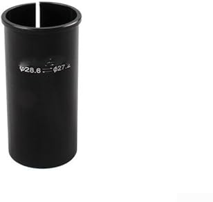 Gdfnmogo Aluminium Alloy For Bike Seatpost Reducer Sleeve Adapter – 27.2 mm to 28.6 mm Seat Tube Diameter Converter for Road & Mountain Bicycles, 60 mm / 10(SHORT)