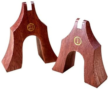 LANDTOM 21pcs Guzheng Bridge Rosewood Instrument Bridge Musical Bridge for Chinese Zither Koto Gu Zheng Replacement Parts (B)