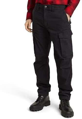 G-Star Men's Core Regular Cargo Pants, Black (dk black D24309-D729-6484), 32W / 30L