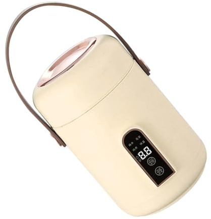 BTSEURY Portable Electric Stewpot,Multifunction Efficient Heating Mini Rice Cooker for Soup Porridge for Home Kitchen Office (Beige), BTSEURY2z04v7kcsh-12