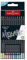 Faber-Castell 116415 - Bleistifte Set Black Edition Metallic, 12 Farbstifte, Malstifte für helles und dunkles Papier