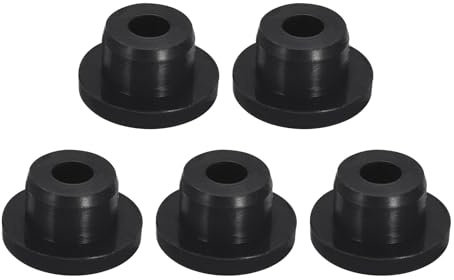 QUARKZMAN 5 st svarta öronproppar, gummipropp för hål 15 mm/0,59 tum