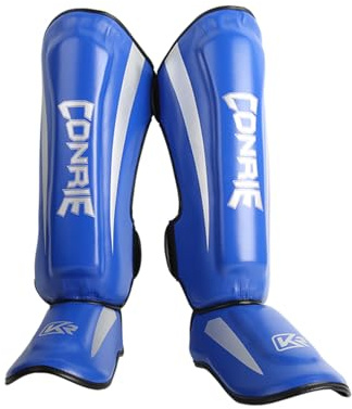 Chaoyilian ProtèGe-Tibias De Boxe,Adolescent Protege Tibia De Boxe,Protege Tibia Boxe Adulte,RéSistant à l'usure,Pied Protection,Respirant LéGe,pour Kickboxing Muay Thai Et Autres Sports