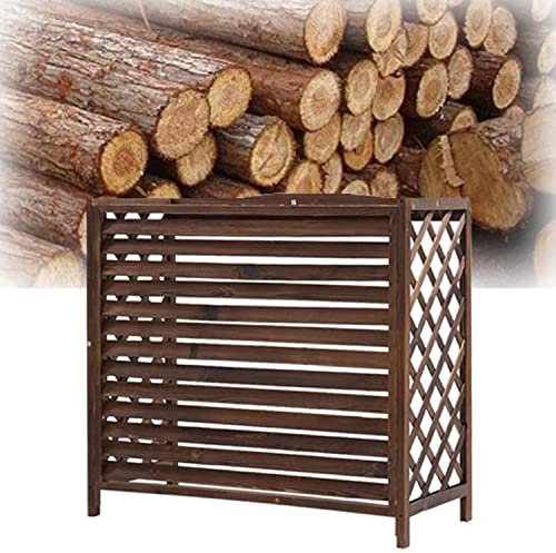 Clôture d'écran pour climatiseur extérieur - Protection contre la poussière et les intempéries - 110 x 50 x 85 cm