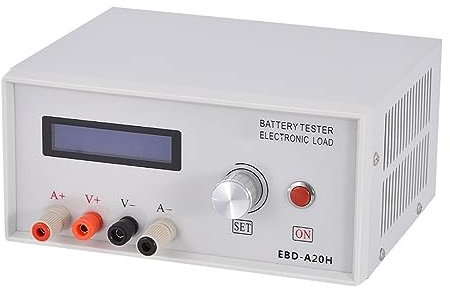 YQVEOT Tester Batteria Auto, EBD-A20H Carico elettronico Tester di capacità della Batteria Test di Alimentazione Test di scarica della Batteria Strumento misuratore 200W per Auto Camion Marina Moto