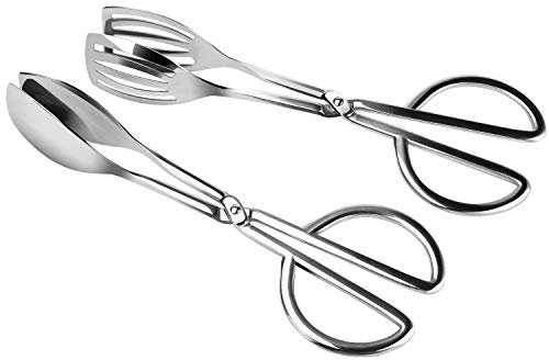 astarye In Acciaio Inox per Barbecue Pinza Cucina Insalata Frutti di Tong Cottura Cibo Pinze Grill Clip Morsetto Serve Utensile