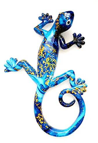 ambiance sud, Salamandre en résine Grand modèle Multicolore, Environ 23x17cm