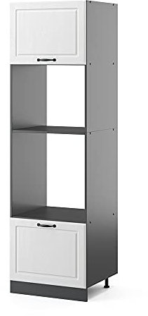 Vicco Mikrowellenschrank R-Line, Weiß Landhaus, 60 cm
