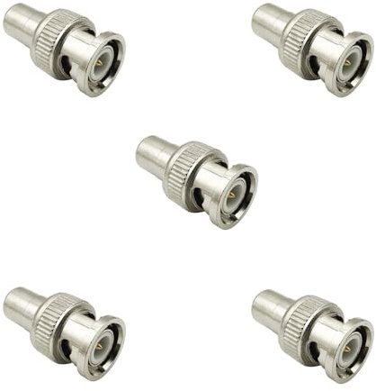 iYueMps 5 pezzi Adattatore BNC Maschio Cinch Femmina coassiale - Connettore video e s-video marca francese
