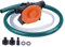 TOPWAY Self Priming Water Drill Pump Attachment with Suction and Discharge Hose, Mini Hand Power Drill Pump for Water, Oil Transfer