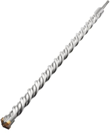 SDS Plus Bohrer 25 x 600mm,Hammerbohrer mit 4 Hartmetall Schneiden,Betonbohrer Ideal zum Bohren in Stein, Beton, Naturstein, Ziegelmauer