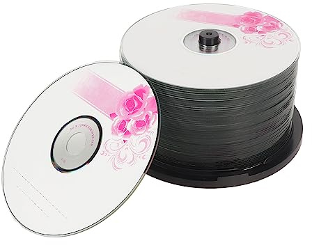 Discos CD-R en Blanco, Discos Grabables 52X de 730 MB, CD en Blanco para Datos y Música, Compatibles con la Mayoría de Las Unidades de CD-R (VBESTLIFEpnt76q5rmx-12)