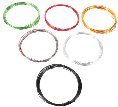 Gogogmee 6pezzi Fili Alluminio Per Bonsai Filo Modellabile Per Piante Facile Da Piegare e Modellare