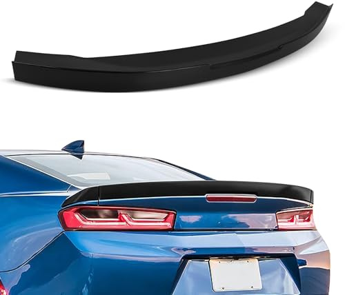 SCITOO ABS Spoiler for 2016-2020 for Chevrolet Camaro Trunk Spoiler Roof Lip Kit, Rear Spoiler Wing, Car Exterior Kit (Glossy Black)