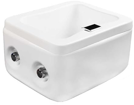 ZIHESY Multifunción Pediluvio Baño para Pies Hidromasajeador Bañera De SPA Portátil For Pies, Ajuste Agua Fría Y Caliente & Puntos de Acupresión para Pies Cansados
