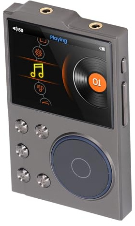 MP3-spelare med Bluetooth5.3, Bärbar Musikspelare med HiFi Lossless-ljud, 2,4 Tums HD-skärm, Digital Musikspelare för Barn