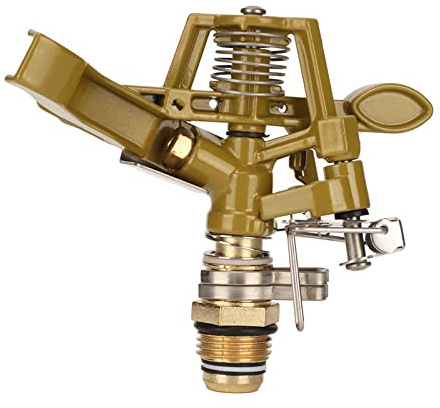 Dioche G1 / 2 Male File Arrosage Sprinkler Head, 360 Degrés Autation Automatique Sprinkler Lawn, Sprinkler D'arrosage de la Gamme 15M pour Le Jardin de Terrasse