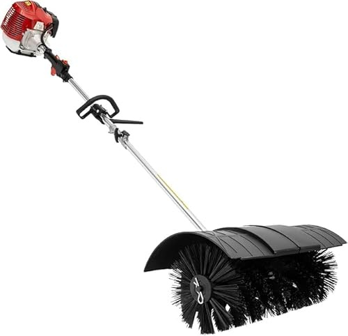 Spazzatrice a gas a 2 tempi, 2,3 CV, 52 cc, a benzina, con spazzola in nylon, per pulizia stradale e manutenzione erba artificiale