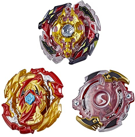 Beyblade Burst Evolution Trio Spryzen 3-Pack; Legend Spryzen S3, Lord Spryzen S5, Spryzen S2 Balance-Type Battling Game Top Toys