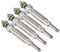 4 pezzi riscaldatore candelette, doppio nucleo riscaldatore candelette per Challenger L200 L300 2.5 D