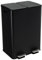 COSTWAY 60L Double Rubbish Bin, 2x30L Stainless Steel Recycle Pedal Kitchen Bin with Removable Buckets, Deodorizer Box, Soft Closure Flat Lid & 2 Handles, Airtight Waste Separation System (Black)