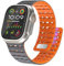 Bouixel Magnetic Strap Compatible with Apple Watch Ultra 2 Straps 49mm 46mm 45mm 44mm 42mm for Men Women, Sport Anti Sweat Breathable Wide Soft Silicone Band for iWatch Ultra Series SE 10 9 8 7 6 5 4