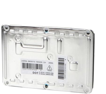 FVGOKMNA Xenon Faro Zavorra Compatibile con BMW per Serie 1 E81 E87 2003 2004 2005 2006 2007 2008 2009 2010 2011 2012 63126938561 H-ID D1S D2S D2R Stabilizzatore Faro Zavorra allo Xeno