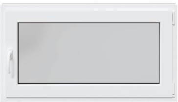 vidaxl Anthracite tilt & Turn PVC Basement Window 110x60 cm - Secure Locking Triple-Glazed Thermal Insulating Egress Window for Basement, Garage, shed use