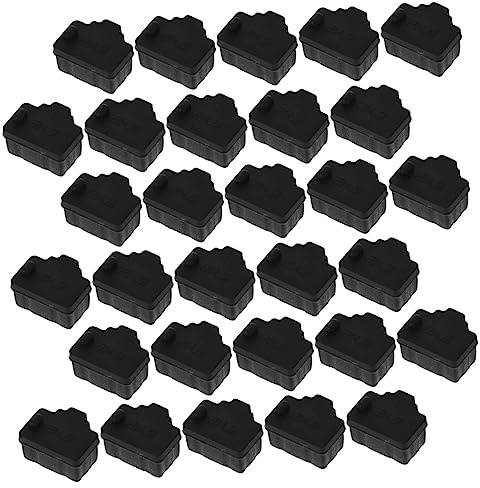 DOITOOL Tapones Antipolvo Rj45 para Puerto Ethernet de Silicona Negra, 50 Unidades, Protector Portátil para Ordenadores y Televisores en Puertos de Red