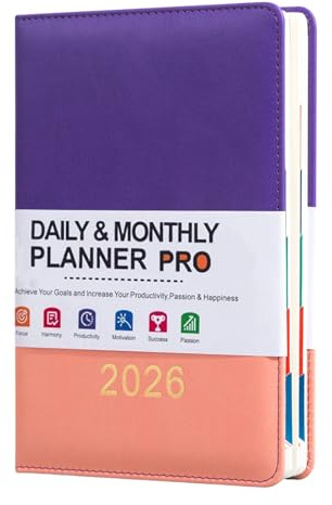 Planificador 2026 - Diario 2026 De Enero, Planificador Mensual De Jan -dic, Calendario De Cita, Semana Del Diario Para Ver A Los Planificadores Por Hora En 15 Minutos | Escuela Home College College Cl