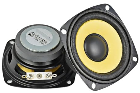 2 altoparlanti portatili audio da 3 pollici a gamma completa, amplificatore audio da 4 Ohm e 10 W, altoparlante multimediale