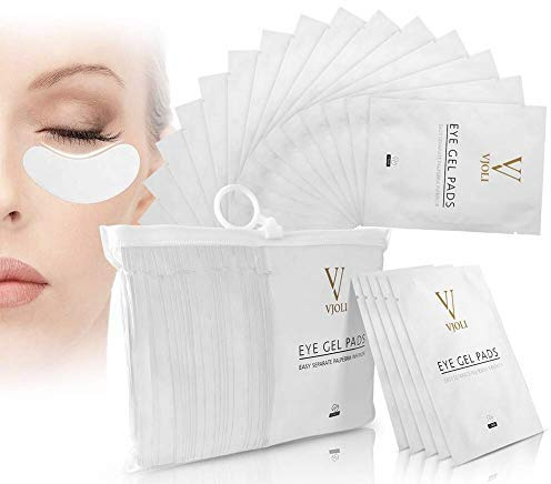 60 Paar Wimpernverlängerung Augen Pads, Gel Augenpads für Eyelash Extensions, Hydrogel Eye Patch, Rutschfeste und Lint Free Eyelash Extensions Patch