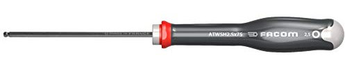Facom ATWSH2.5X75 TOURNEVIS PROTWIST® 6 Pans émmanchées à tête sphérique