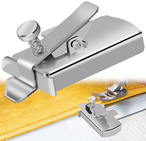 TIGARI Guía de costura magnética para máquina de coser, guía de costura magnética con clip, regla multifuncional, guía de dobladillo, guía de costura, guía de dobladillo para máquina de coser de pie,