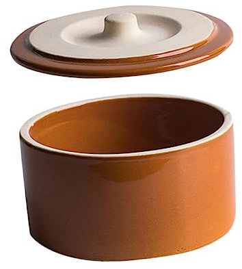 SHOWERORO Tazón De Arroz Al Vapor Tapa De Cerámica Cuenco Para Estofado Tapa Vajilla Hogar Cuenco De Cerámica Para Estofado