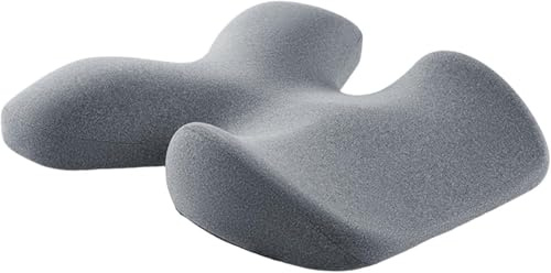 Gcljlmy Massage Breast Pillow Memory Foam Resuable Sleeping Pillow Multifunctional Neck Support Pillow for Women Beauty Relax Home (Grey)